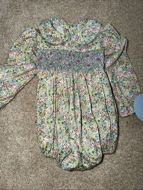 NWT 9 Month Floral Onesie- Little English